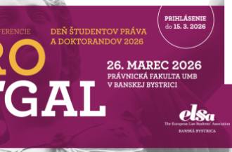 PRO LEGAL Deň študentov a doktorandov práva 2026