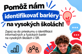 Národný prieskum: Identifikácia bariér na vysokých školách v SR